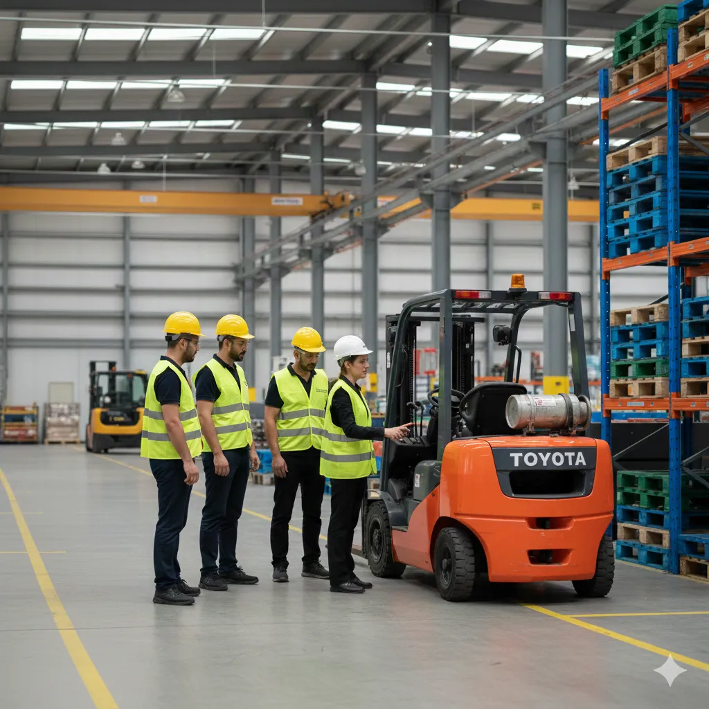 Forklift Operatörlük Eğitimlerimiz Devam Ediyor...